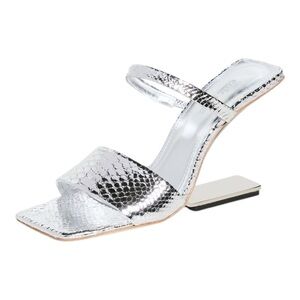 Cult Gaia Silver Women's Shoes